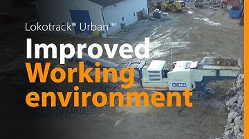 Lokotrack® Urban™  in action at Abbema, Sweden