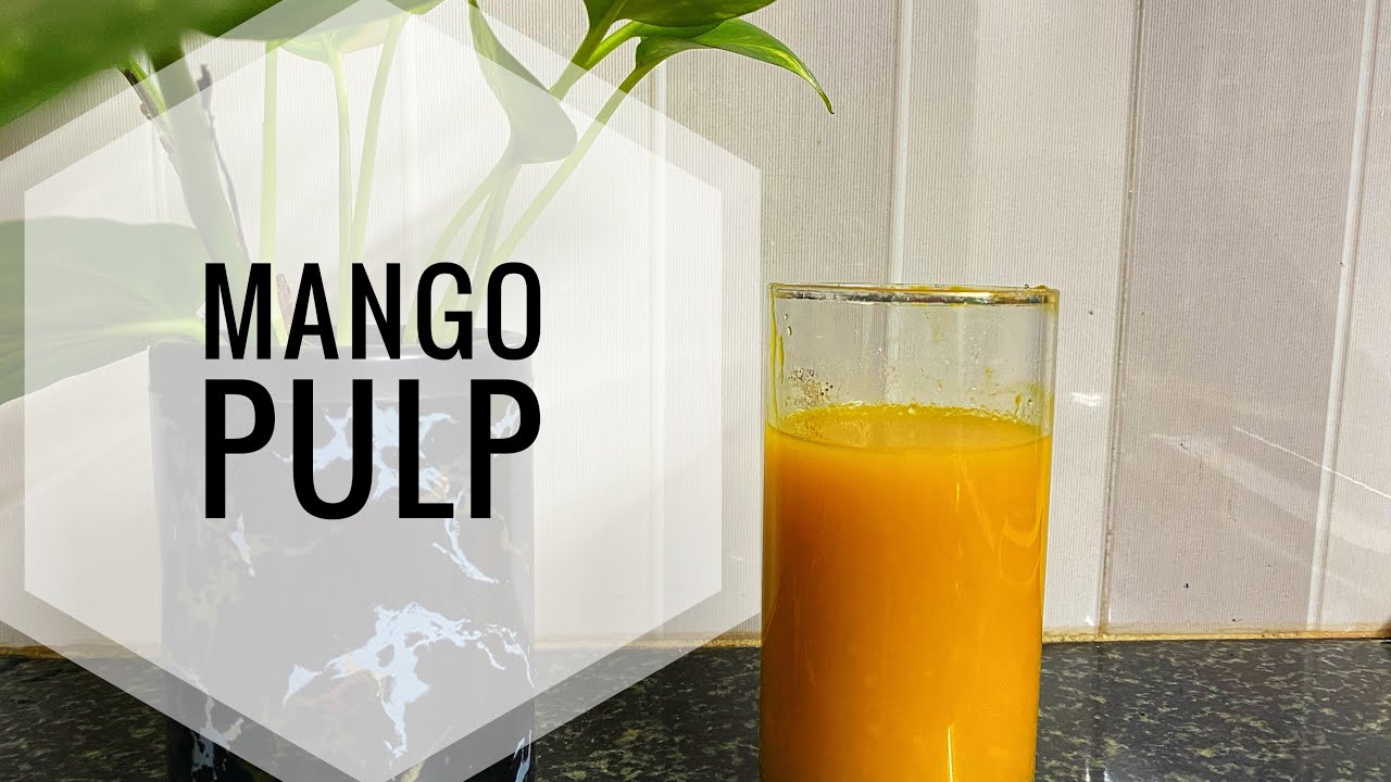 Mango Pulp Malayalam Juice Recipes YouTube