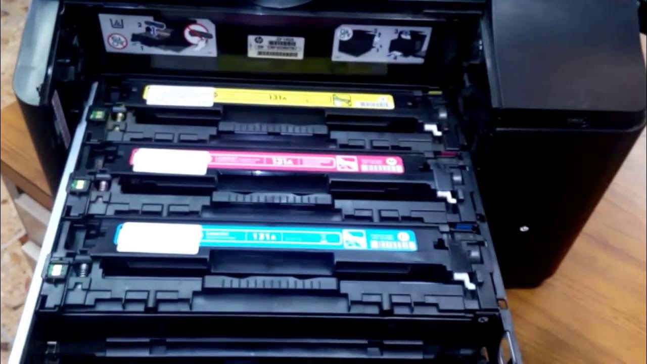 Replacing toner Cartridge on HP LaserJet PRO - YouTube