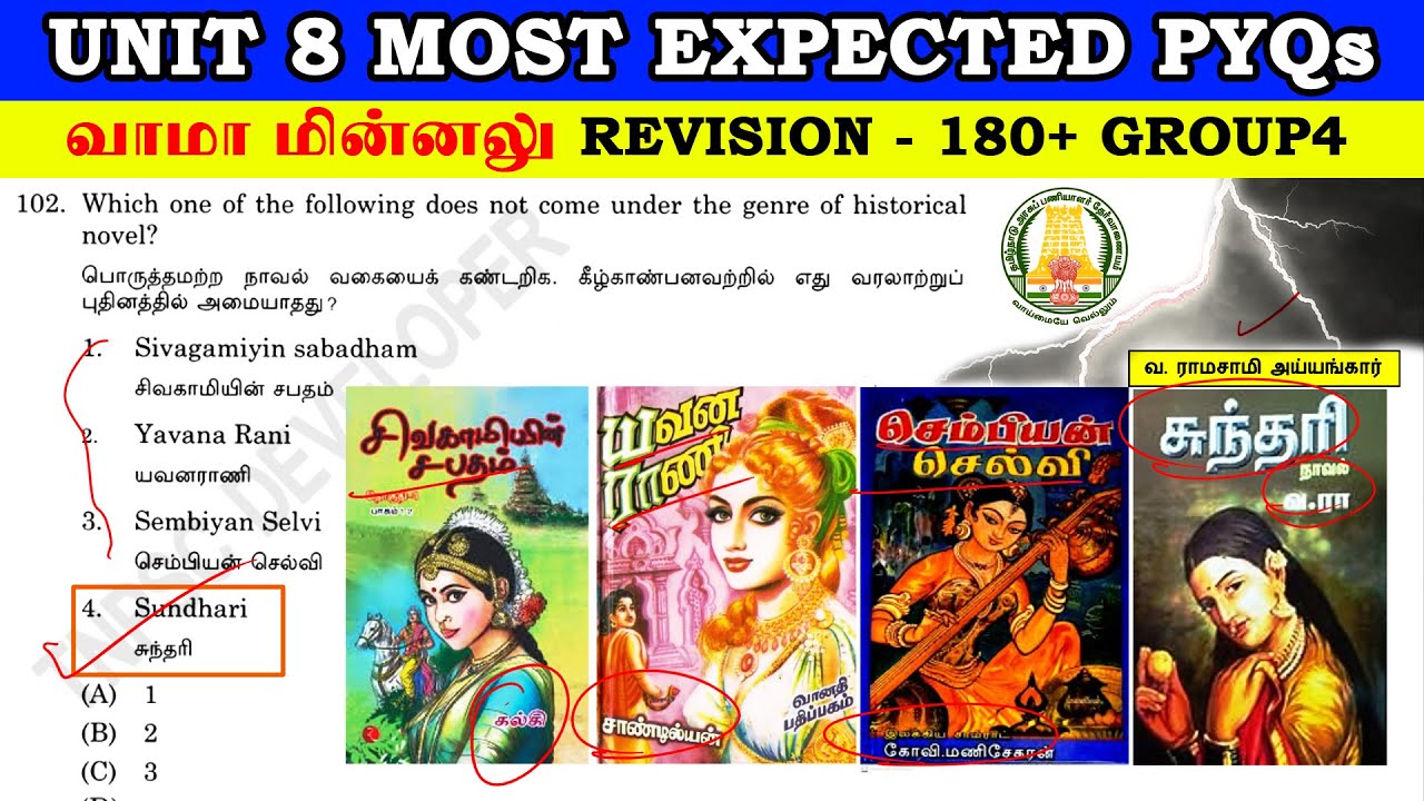 TNPSC GROUP 1,2,2A,4: tnpsc unit 8 previous year question paper | tnpsc ...
