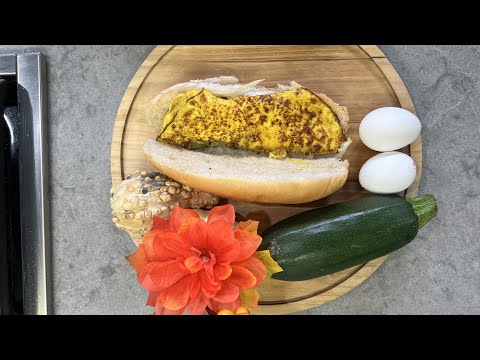 In the Kitchen: Zucchini & Egg Sandwich