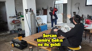 Böyle tamire gelinir mı hiç, elektrikli testere tamiri