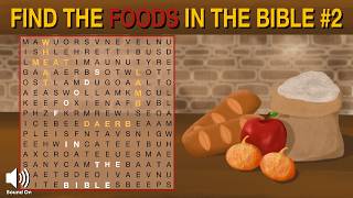 Challenging Bible Word Search • Foods In The Bible 2 screenshot 1