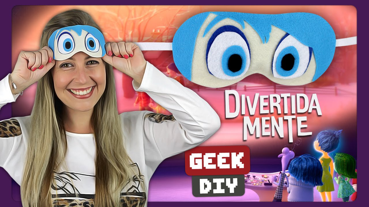 Mascara de dormir - Divertida Mente | DiY Geek diya tailors