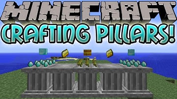Minecraft Mods: CRAFTING PILLARS MOD! VISUAL 3D CRAFTING!