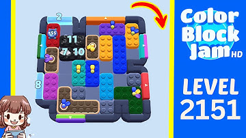 Color Block Jam Level 1208 (2151) Solution Walkthrough