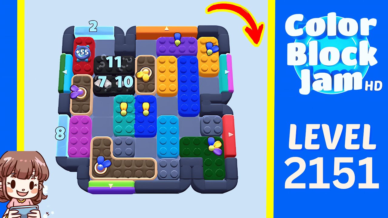 Color Block Jam Level 1208 (2151) Solution Walkthrough