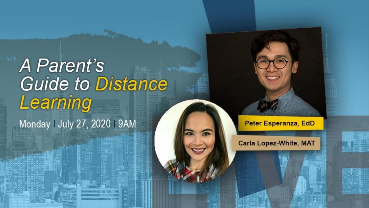 A PARENT'S GUIDE TO DISTANCE LEARNING - YouTube