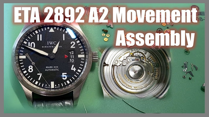 Swiss ETA 2892 movement assembly (Feat. IWC Mark17, Cal.30110) - 天天要聞