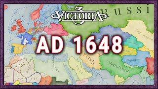 Victoria AD 1648 - AI only Timelapse [Mod]