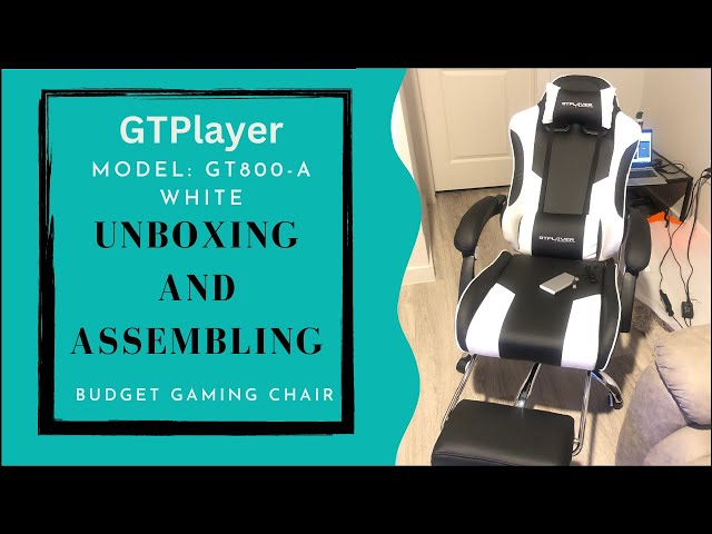 GTPLAYER Bürostuhl Gaming Stuhl Massage