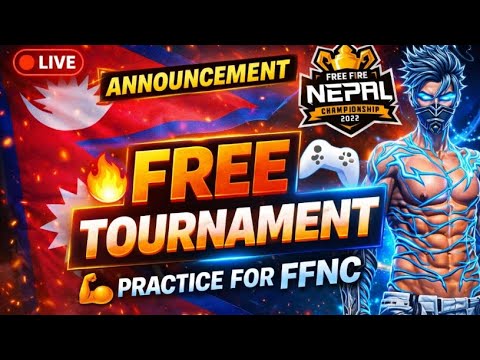 🚨 FREE TOURNAMENT & FFNC PRACTICE | LIVE! - YouTube