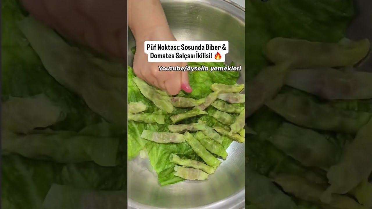 Lokum Gibi Etli Lahana Sarması Tarifi 🤫 Tencere Tencere Pişip Anında Bitiyor!