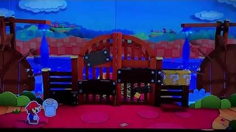 Cherry Lake - Blue Mini Paint Star | Paper Mario: Color Splash Walkthrough and Colorization