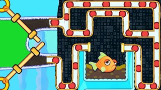 save the fish / pull the pin level save fish game Pull the pin mobile game android game Puzzle game