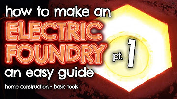 How to make an ELECTRIC Furnace (Foundry) for metal casting Part 1 by VOGMAN