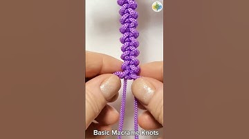 #147 Bracelet Knitting Tutorial, Macrame #shorts #macrametutorial #tricks #howto #craftideas