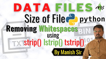 05#RemoveWhiteSpacesFromFile#strip#lstrip#rstrip#Function#DataFileHandling#Python