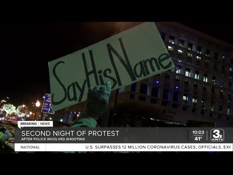 Protests held in Omaha over Kenneth Jones death