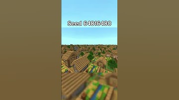 Top 4 largest village seeds in Minecraft 😱 #minecraft #seeds #minecraftseeds