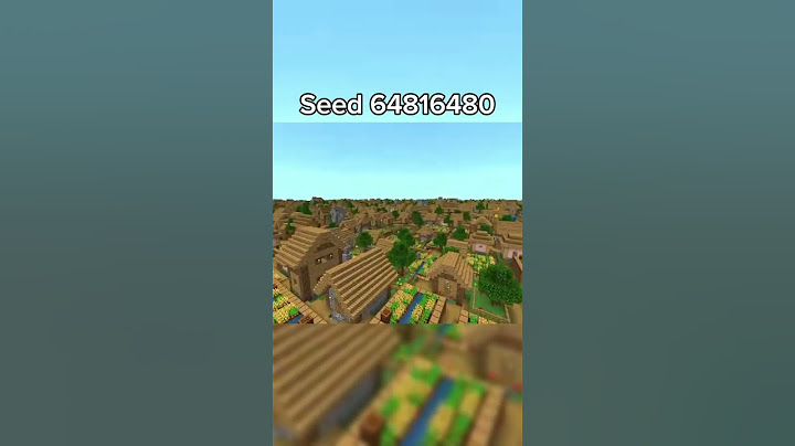 Top 4 largest village seeds in Minecraft 😱 #minecraft #seeds #minecraftseeds