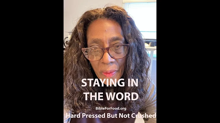 Hard Press But Not Crushed (2 Corinthians 4:8-10)