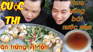 Thánh Ăn Việt Nam - Cuộc Thi Ăn Trứng Nhanh Và Nhiều Nhất | Hưng MT VLOG #21#