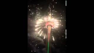 CN Tower fireworks