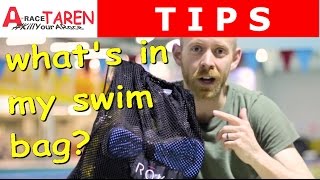 Triathlon Swimming Gear: Taren's Swim Bag Essentials