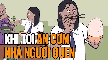 Khi tôi ăn cơm nhà người quen #shorts #tuyetbich #tuyetbichcollection