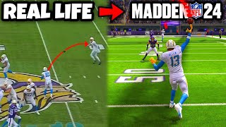 I Recreated the TOP PLAYS from NFL Week 3 in Madden 24!