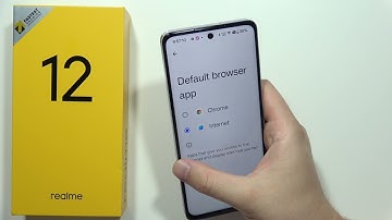 Realme 12 5G: Change Default Apps - Set Up Default Browser