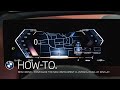 Customize the bmw idrive instrument cluster and headup display  bmw howto