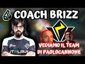 Coach brizz guarda il team di paolo cannone