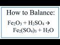 Balancing Chemical Equations Steps