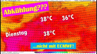 Über 40 °C?Ein Wettermodell dreht komplett durch – extreme Hitze könnte noch bis Mittwoch dauern!