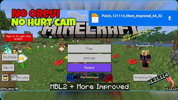 Minecraft 1.21.114 Patch | No OreUI, No Hurt Cam & Old Storage Path Support