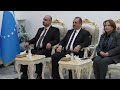زيارة السيد ريان الكلداني السيد حسن توران رئيس الجبهة التركمانية العراقية