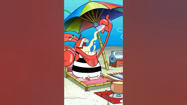 mr. krabs' how to have a romantic beach date #shorts