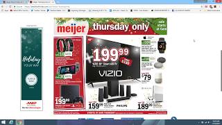 Meijer Thanksgiving Ad for 2017 and Meijer Black Friday Ad for 2017