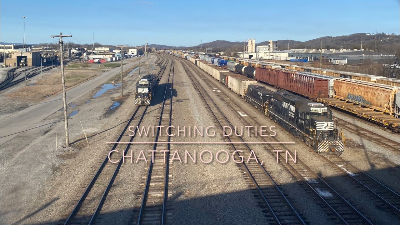 Railfanning Switching Duties at Norfolk Southerns Debutt’s Yard in Chattanooga, TN! 