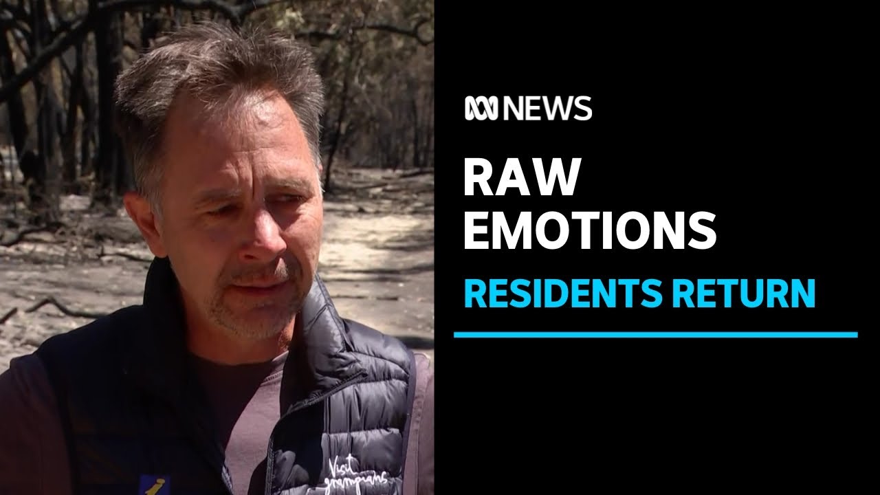Raw emotions in Pomonal as residents return | ABC News