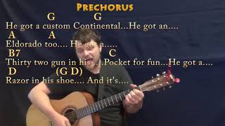 Bad Bad Leroy Brown Jim Croce Strum Guitar Cover Lesson with ChordsLyrics