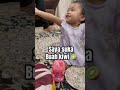 Baby makan buah kiwi 🥝 #masyaallahtabarakallah