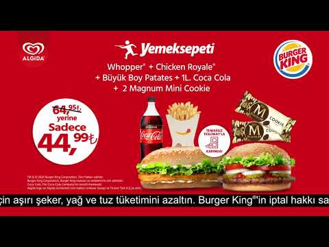 Algida & Burger King - Sizi Yerler!