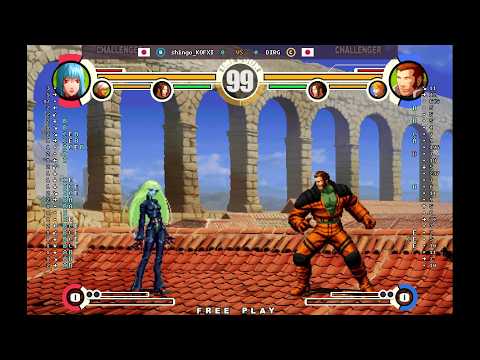 The King of Fighters XI - 🇯🇵 shingo_KOFXI(B) vs 🇯🇵 DIRG(C) | Fightcade (2026-07-07 13:50 UTC)