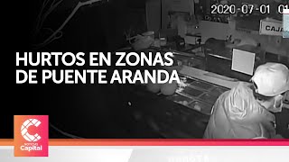 Hurtos en zonas residenciales de Puente Aranda quedan registrados en cámaras de seguridad