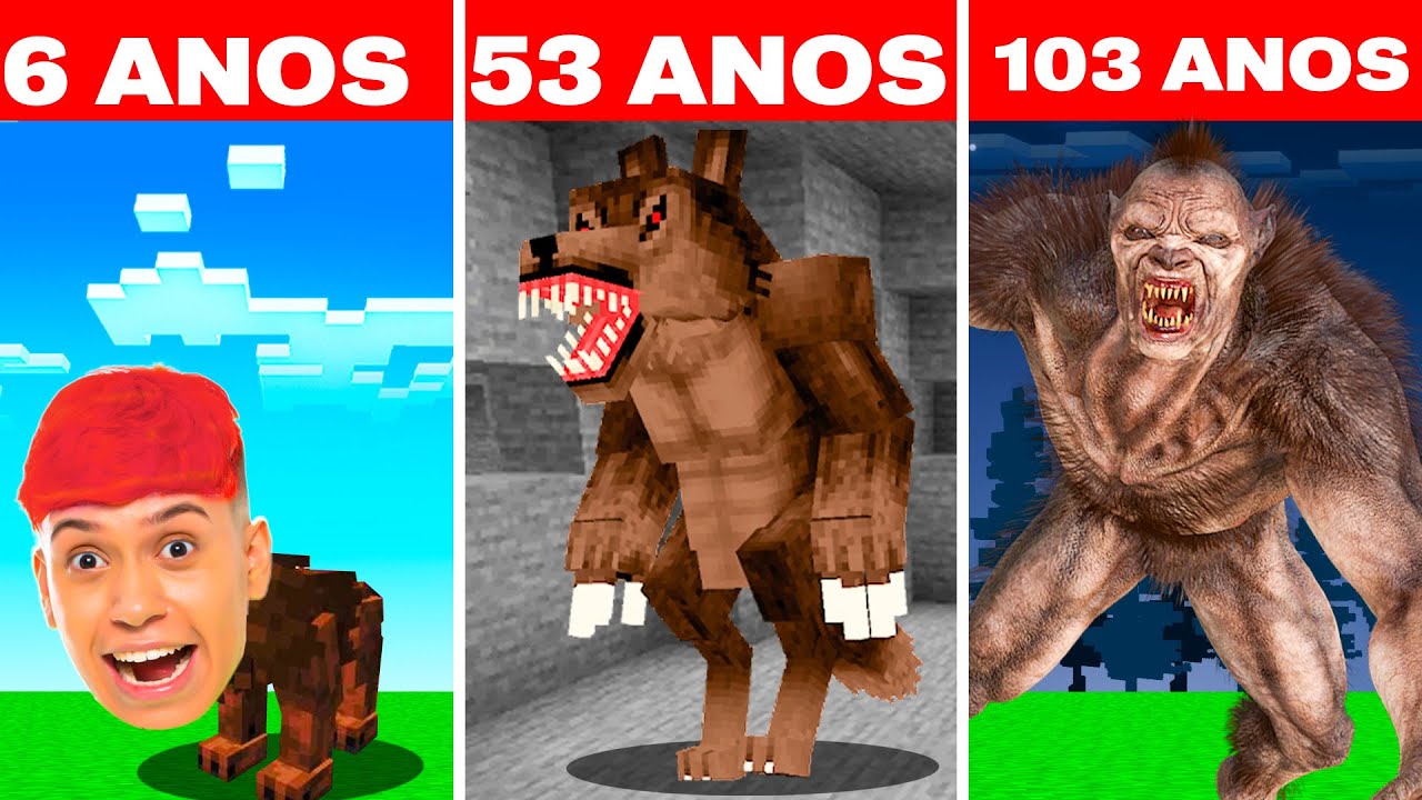 ЭВОЛЮЦИЯ ВОЛЧОНКА В МУТАНТА В MINECRAFT!! (Цикл жизни)