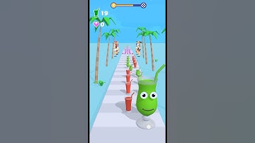 Juice Run Mobile Gameplay All Levels Android, iOS Walkthrough Game New Update ( Level 2 )