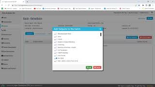 Multi centre batch Online batch screenshot 5